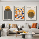 GobekUsa Modern Geometric Canvas Wall Art Prints