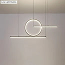 GobekUsa Modern Geometric LED Pendant Light in Black/Gold, Warm/White Illumination - Ideal for Kitchen, Landscape, and Island Lighting