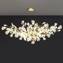 GobekUsa Modern Ginkgo Leaf LED Chandelier Dining Room Lighting