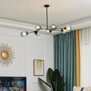 GobekUsa Modern Glass Ball LED Chandelier - Home Decor