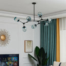 GobekUsa Modern Glass Ball LED Chandelier - Home Decor