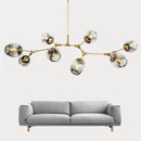 GobekUsa Modern Glass Ball LED Chandelier - Home Decor