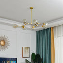 GobekUsa Modern Glass Ball LED Chandelier - Home Decor