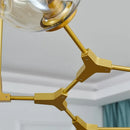 GobekUsa Modern Glass Ball LED Chandelier - Home Decor