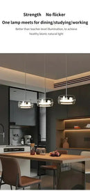 GobekUsa Modern Glass Dining Table Pendant Light by Decorbites
