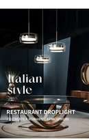 GobekUsa Modern Glass Dining Table Pendant Light by Decorbites