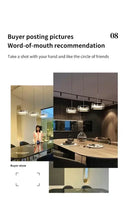 GobekUsa Modern Glass Dining Table Pendant Light by Decorbites