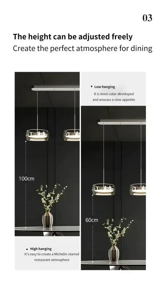 GobekUsa Modern Glass Dining Table Pendant Light, photo 19 of 38