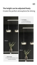 GobekUsa Modern Glass Dining Table Pendant Light by Decorbites