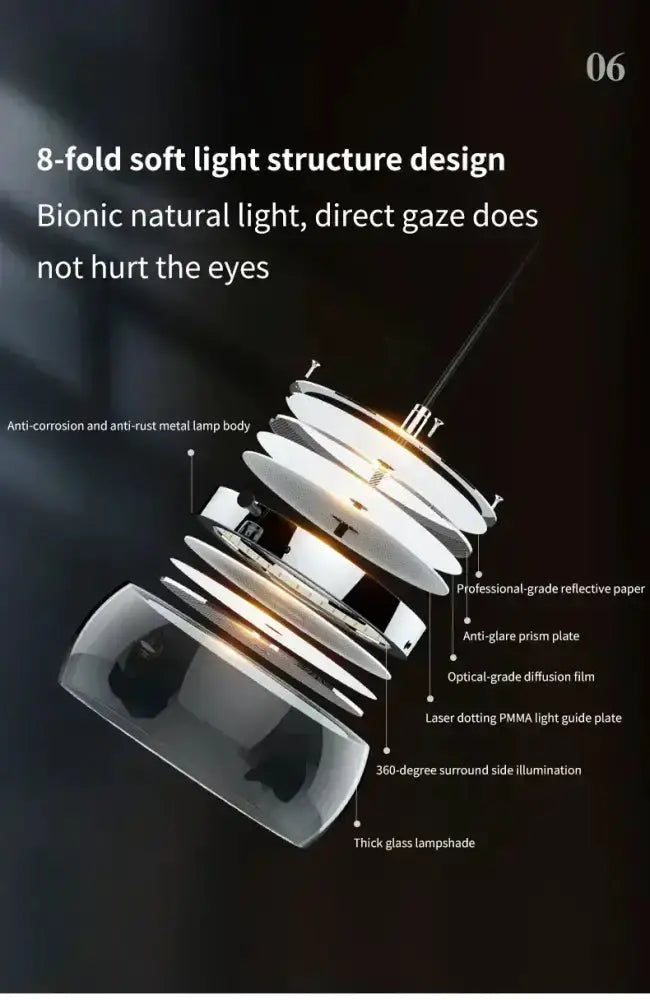 GobekUsa Modern Glass Dining Table Pendant Light, photo 24 of 38