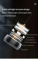GobekUsa Modern Glass Dining Table Pendant Light by Decorbites