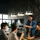 GobekUsa Modern Glass Dining Table Pendant Light by Decorbites