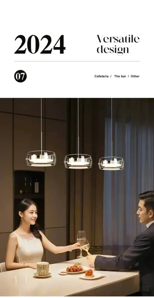 GobekUsa Modern Glass Dining Table Pendant Light, photo 25 of 38