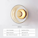 GobekUsa Modern Glass LED Wall Light