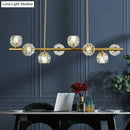 GobekUsa Modern Gold Pendant Light with Crystal Dome Shade - Ideal for Restaurants or Over Kitchen Islands