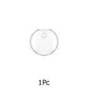 Modern hanging glass vase clear spherical wall planter living room by Decorbites
