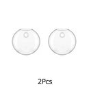 Modern hanging glass vase clear spherical wall planter living room by Decorbites