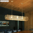 GobekUsa Modern Hanging Rattan Ceiling Light with 3 Bulbs for Tea Room Island