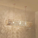 GobekUsa Modern Hanging Rattan Ceiling Light with 3 Bulbs for Tea Room Island