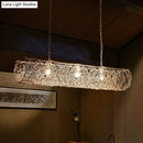 GobekUsa Modern Hanging Rattan Ceiling Light with 3 Bulbs for Tea Room Island