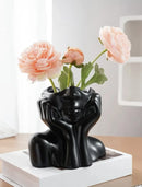 GobekUsa Modern Human Body Shape Resin Vase