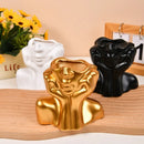 GobekUsa Modern Human Body Shape Resin Vase