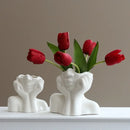 GobekUsa Modern Human Body Shape Resin Vase