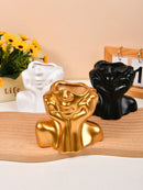 GobekUsa Modern Human Body Shape Resin Vase
