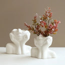 GobekUsa Modern Human Body Shape Resin Vase