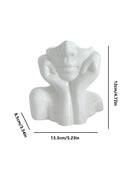 GobekUsa Modern Human Body Shape Resin Vase