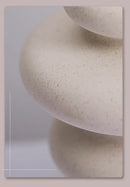 GobekUsa Modern Ins Style White Ceramic Spiral Vase