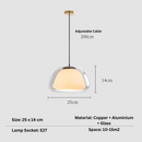 GobekUsa Modern Jelly Globe Glass Pendant Ligh