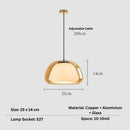 GobekUsa Modern Jelly Globe Glass Pendant Ligh