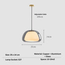 GobekUsa Modern Jelly Globe Glass Pendant Ligh