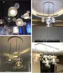 GobekUsa Modern LED Bubble Ball Chandelier