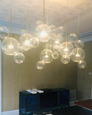 GobekUsa Modern LED Bubble Ball Chandelier