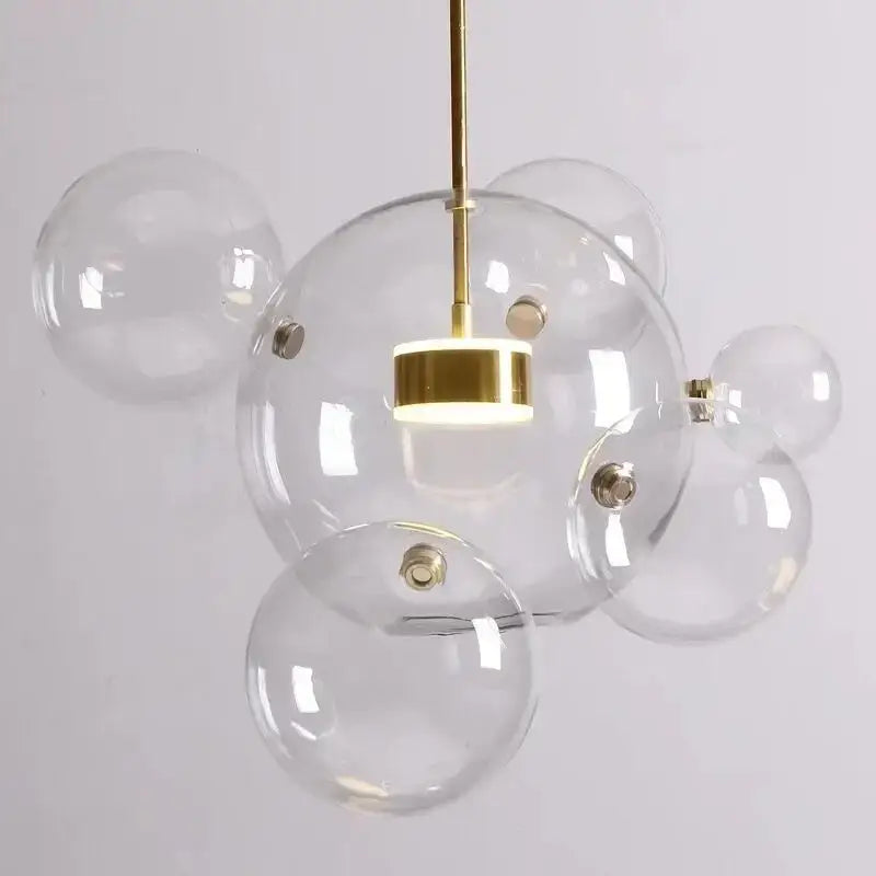GobekUsa Modern LED Bubble Ball Chandelier, photo 6 of 39