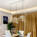 GobekUsa Modern LED Bubble Ball Chandelier