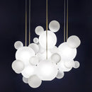 GobekUsa Modern LED Bubble Ball Chandelier