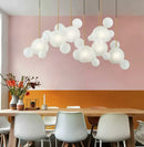 GobekUsa Modern LED Bubble Chandelier for Home Lighting