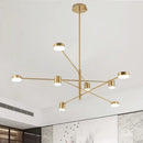 GobekUsa Modern LED Chandelier - Gold Black - Living Room - Bedroom