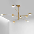 GobekUsa Modern LED Chandelier - Gold Black - Living Room - Bedroom