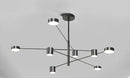 GobekUsa Modern LED Chandelier - Gold Black - Living Room - Bedroom