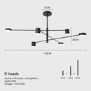 GobekUsa Modern LED Chandelier - Gold Black - Living Room - Bedroom