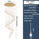 GobekUsa Modern LED Crystal Chandelier for Home Decor