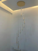 GobekUsa Modern LED Crystal Chandelier for Home Decor