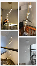 GobekUsa Modern LED Crystal Chandelier for Home Decor