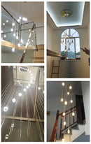 GobekUsa Modern LED Crystal Chandelier for Home Decor