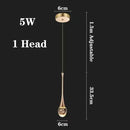 GobekUsa Modern LED Crystal Chandelier for Home Decor