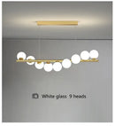 GobekUsa Modern LED Glass Chandelier for Dining Room